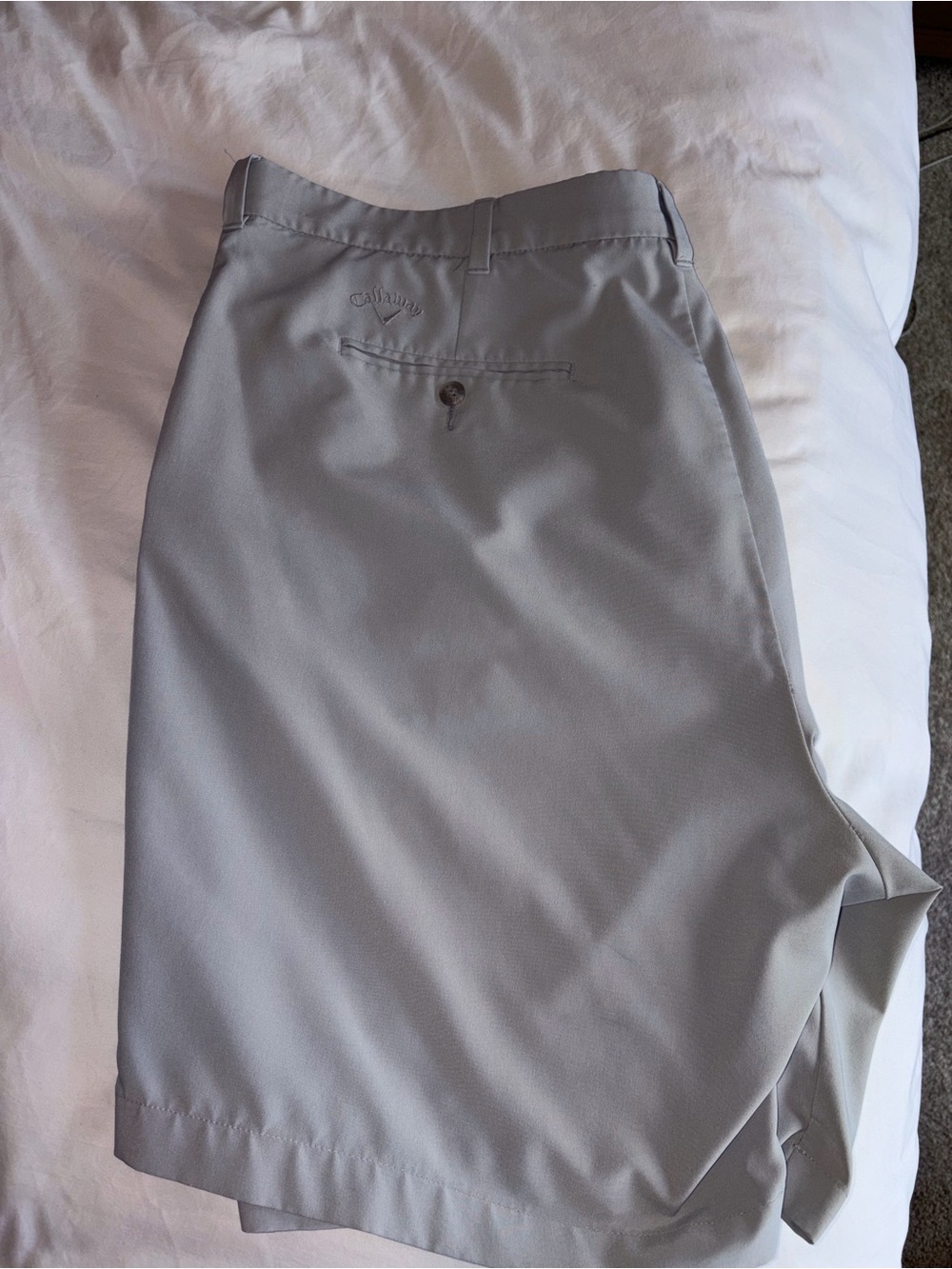 Callaway Light Gray Men's Golf Shorts - Athletic Mini